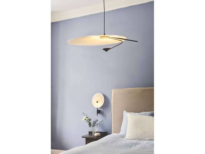 Hanglamp Liris, zwart, Woon-/ Eetkamer, metaal, Design, hanglamp