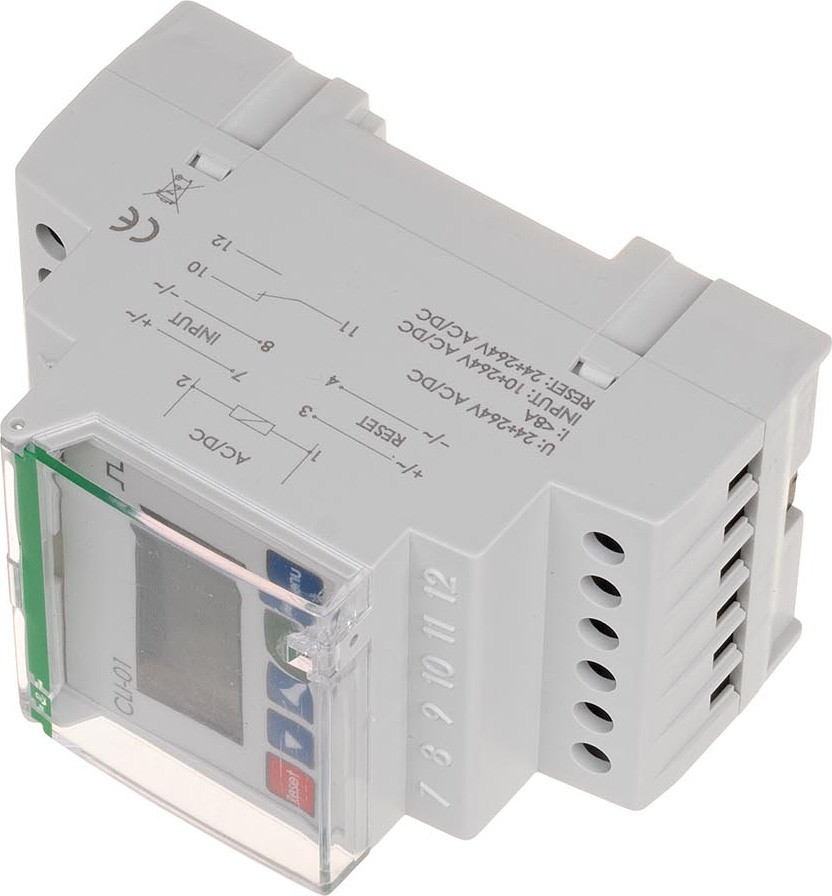 F&F Impuls teller CLI-01 voeding 24-264V AC/DC 3 modules