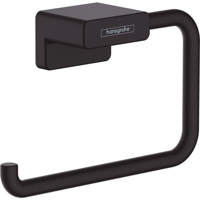 hansgrohe AddStoris Papierrollenhalter 41771670 ohne Deckel, Wandmontage, Metall, mattschwarz