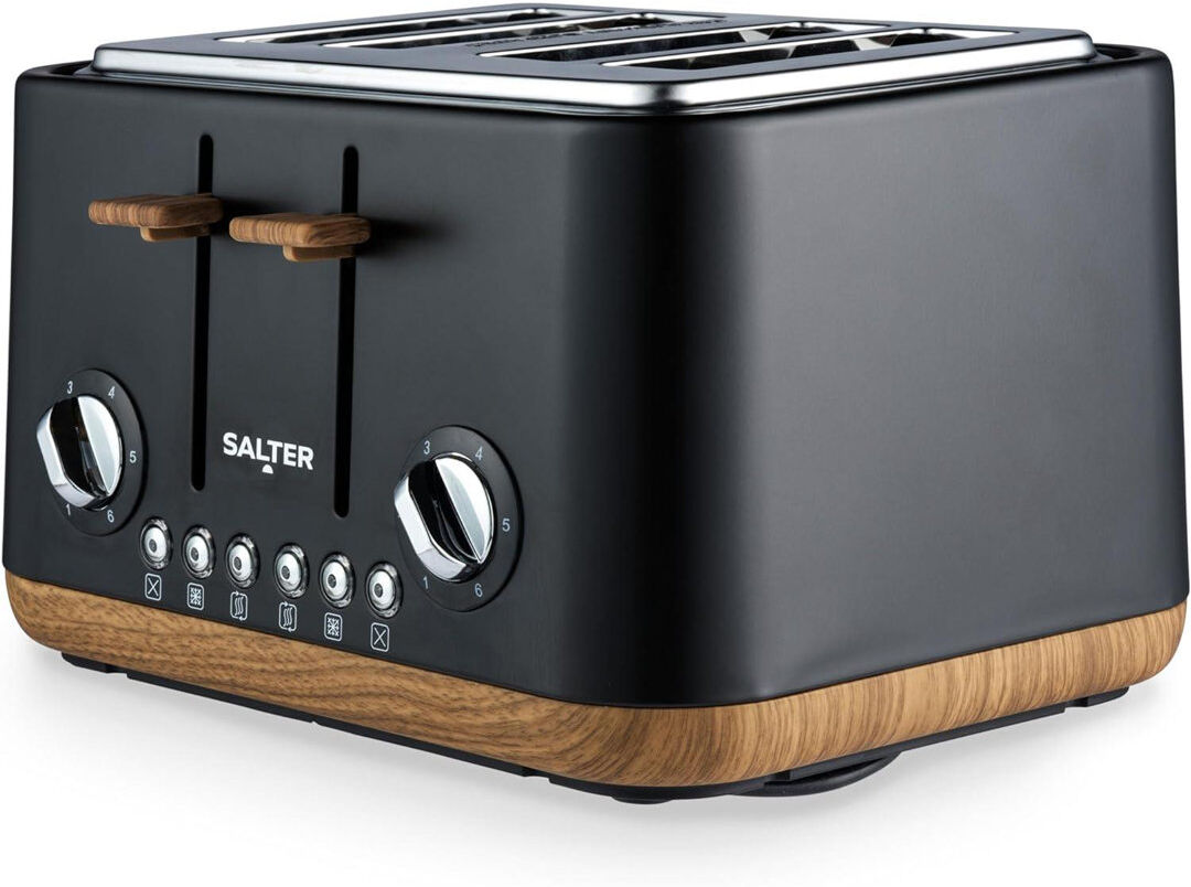 Salter 4 Slice Toronto Toaster Black 4 - Slice