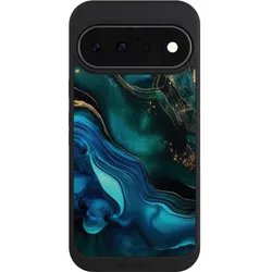 Nivocase Handyhülle für Google Pixel 11 Hülle NIVOpure Case Schwarz Art Farbverlauf Marmor (Google Pixel 11), Smartphone Hülle, Schwarz
