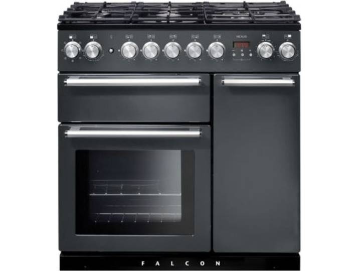 Falcon - Piano De Cuisson Gaz Nexus90 Mixt Ardoise Chrome