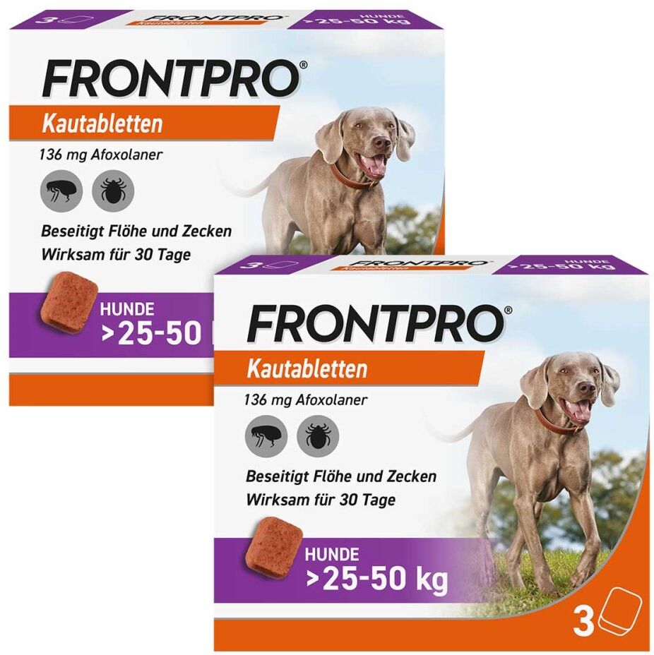 FRONTLINE FRONTPRO Kautabletten für Hunde 25-50 kg