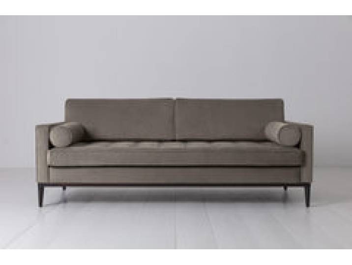 Dreisitzer-Sofa Model 02, Elefantengrau