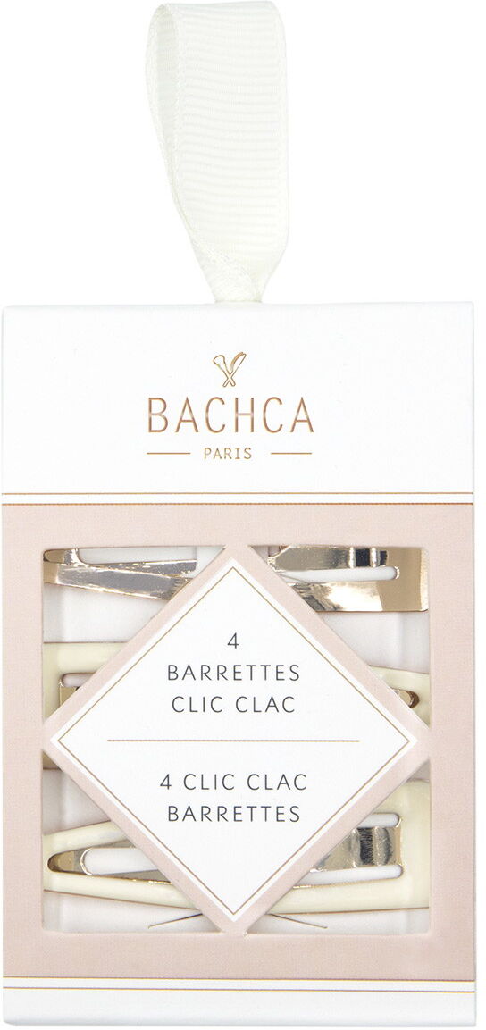 4 Stück BACHCA Clic Clac Barrettes