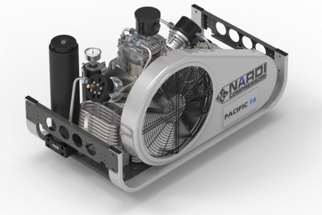 Aerotec Compresseur haute pression/air respirable PACIFIC E 16 - 225 bar (201401023)