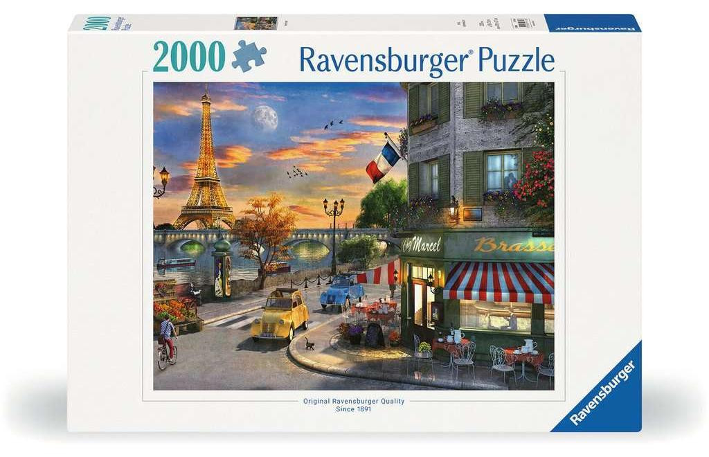 Ravensburger Puzzel Romantisch avondstond in Parijs