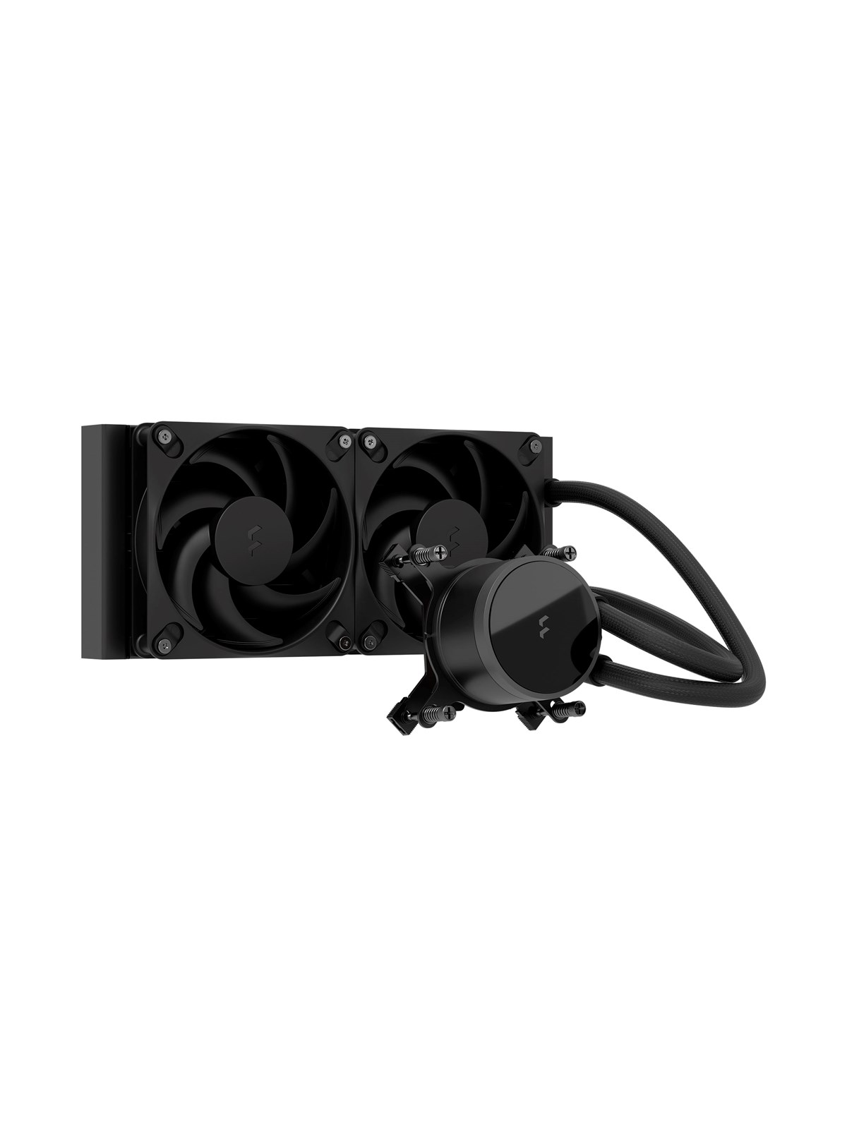 Fractal Design Radius 240 Black - CPU-Wasserkühlung - Max 30 dBA