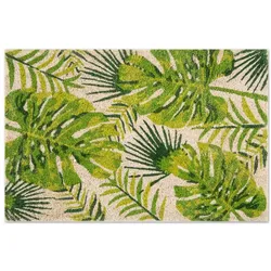 Excelsa Fußmatte Foliage Kokosnuss 60x1,5x40 cm Bunt