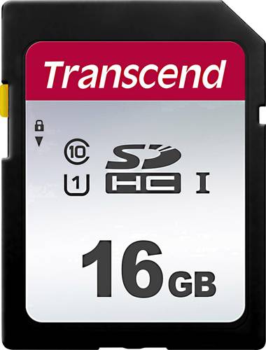 Transcend Premium 300S SDHC-Karte 16 GB Class 10, UHS-I, UHS-Class 1