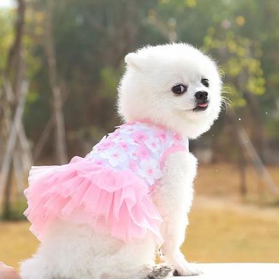 Inspire Essentials Floral Princess Dog Dress 1 m