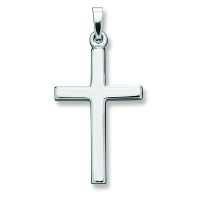 Kettenanhänger ONE ELEMENT "Kreuz Anhänger aus 925 Silber", silber, Schmuckanhänger, Damen, Silber 925 (Sterlingsilber), Kettenanhänger, Ausdruck von Individualität – dezent, bedeutungsvoll, nah am Herzen