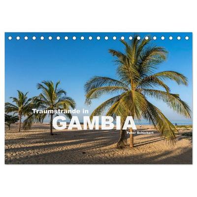 Traumstrände in Gambia (Tischkalender 2027 DIN A5 quer), CALVENDO Monatskalender