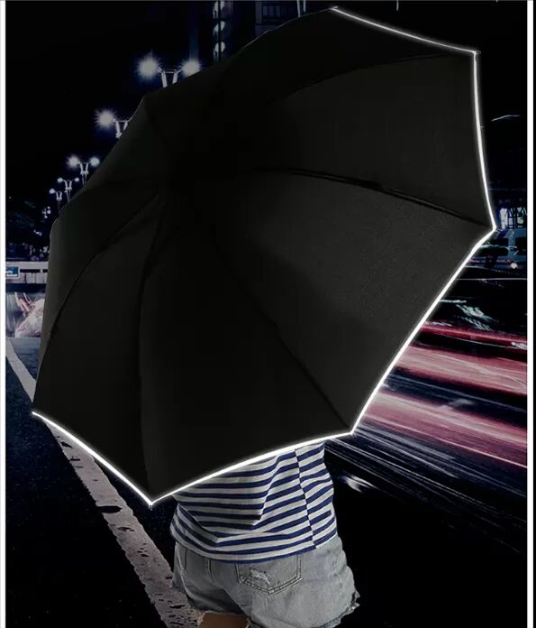 INF Parapluie Automatique Inversé - Résistant au Vent & Compact Le noir