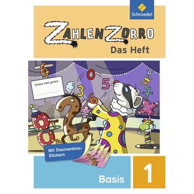 Zahlenzorro - Das Heft, Geheftet von Katrin Klöckner,Eveline Stadler,Frank Wahl,Janine Weigel, Schroedel, 978-3-507-14021-9