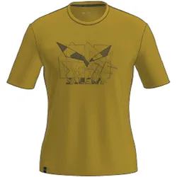 Salewa, Herren, Funktionsshirt, Eagle Geometric T-Shirt M (M), Grün