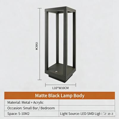 Uplift Picks Modern Rechargeable LED Table Lamp Cordless Ambient Lighting For Home And Restaurant e