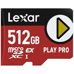 Lexar microSD Express 7.1 PLAY Pro 512GB Speicherkarte