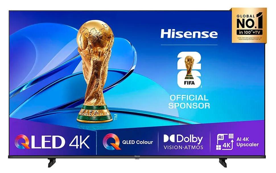 Hisense 75 '' E7Q | Hi-QLED Smart TV 4K 60 Hz, 190,5 cm (75"), 3840 x 2160 Pixel, QLED, Smart-TV, WLAN, Schwarz