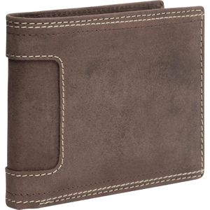 Böttcher-AG Portemonnaie Wild Style I, braun, aus Echt Leder, mit Münzfach, 9 Karten- und Ausweisfächer