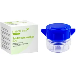 Medi-Inn Tablettencrusher, Tablettenmörser, blau 100 Stück