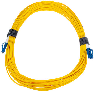 pro snake LWL cable OS2 10m LC Duplex Gelb