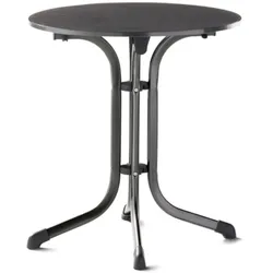 SIEGER  3125- 3125-55 Bouelvard-Klapptisch vivodur, Ø 68 cm, eisengrau