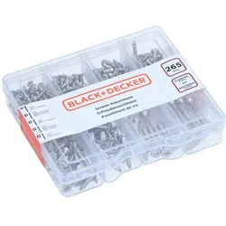 Black & Decker, Schrauben, Torx Schrauben 265-teilig (265 Schrauben pro Stück)
