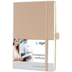 Sigel, Heft + Block, Notizbuch (A5, Kariert, Harter Einband)