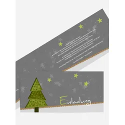 Weihnachtseinladung geschäftlich selbst gestalten mit Spruch und Fotos im Onlinedesigner bei Meine-Kartenmanufaktur.de