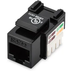 DIGITUS CAT 5e Keystone Modul, ungeschirmt RJ45 zu LSA, Farbe weiß