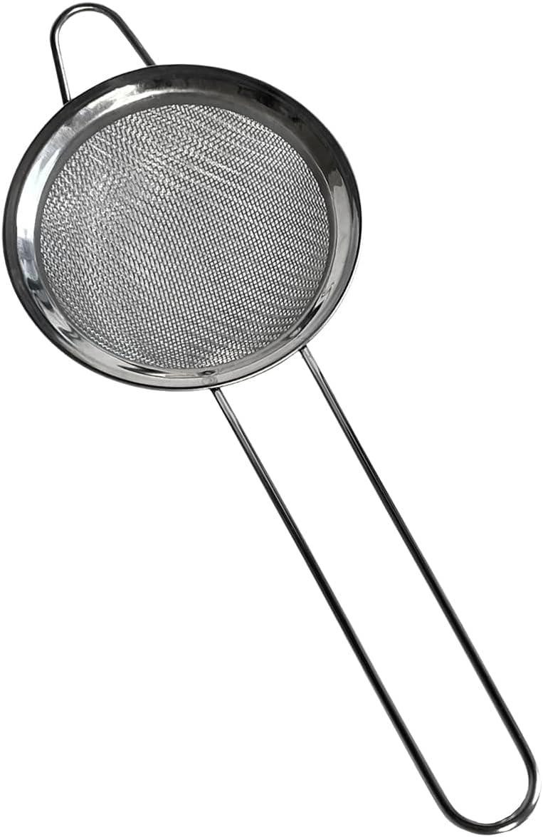 Dripio RVS keukensieve fijnmazig, diameter: 8 cm
