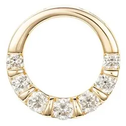 DIAMOUR Anhänger 7 Brill. ca. 0,30ct hochfeines Weiß/SI Gold 585