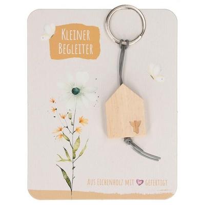 Holz-Schlüsselanhänger - Kleiner Begleiter