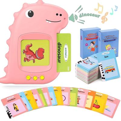 Uplifted Finds Kids Toddler Talking Flash Cards 224 Sight Words Montessori Sensory Toys pink Set B
