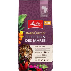 Melitta Kaffee BellaCrema Selection des Jahres, ganze Bohnen, 100% Arabica, 1 kg