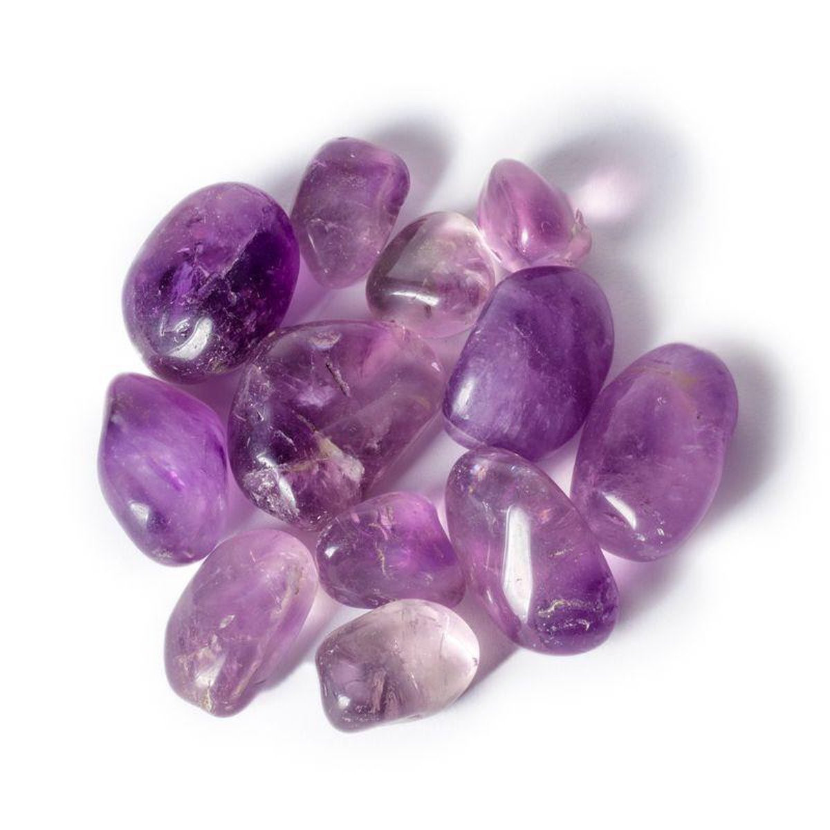 Yogi & Yogini naturals Amethist trommelsteen, 500 gram
