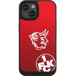 Nivocase Handyhülle für Apple iPhone 15 Hülle NIVOpure Case Schwarz 1. FC Kaiserslautern Offizielles (Apple iPhone 15), Smartphone Hülle, Schwarz