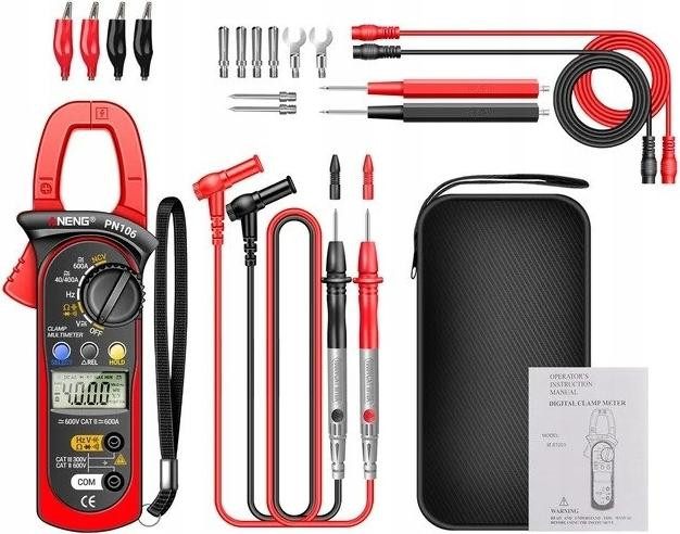 Aneng PN106 Pro Digitale Multimeter en Universele Tangmeter met LCD-display