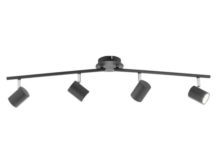 Leuchten Direkt Plafonnier\, anthracite Plafonnier\, anthracite 4xGU10/5W/3000K Luminaire d'intérieur\, IP20 Plafonnier orientable 11944-13