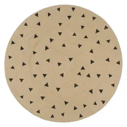 vidaXL, Teppich, Larryfurt (Dreiecke) (90 cm)