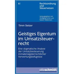 GeistigesEigentumimUmsatzsteuerrecht, Fachbücher von Timm Stelzer