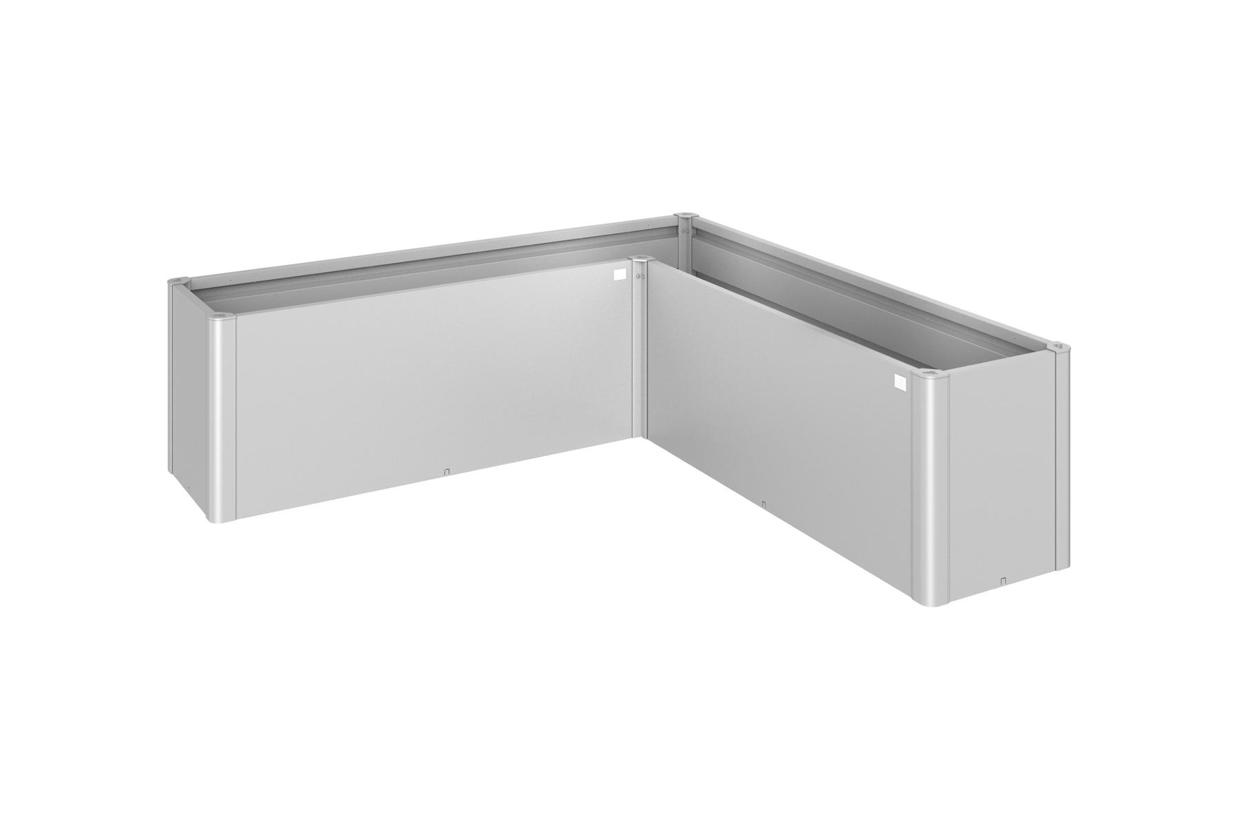 BIOHORTGARTE Pflanzbeet Belvedere MIDI Gr. L200 silber-metallic 16925173