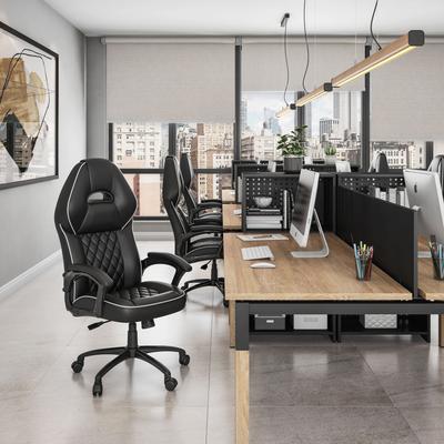 Kodotan sofa Techni Mobili High Back Executive Sport Race Office Chair, Black