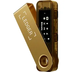 Ledger Nano S Plus - Gold (Bitcoin, Dash, Dogecoin, Ethereum Classic, Litecoin, Weitere), Crypto Wallet, Gold