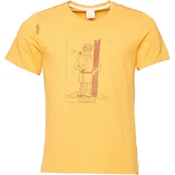 Chillaz, Herren, Sportshirt, Homo Mons Sportivus (XL), Beige, Gelb, XL