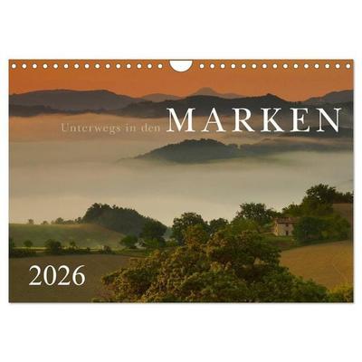 Unterwegs in den Marken (Wandkalender 2026 DIN A4 quer), CALVENDO Monatskalender