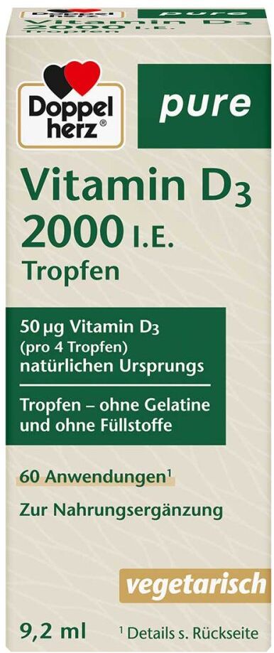Doppelherz Vitamin D3 2000 I.e. Pure Tropfen