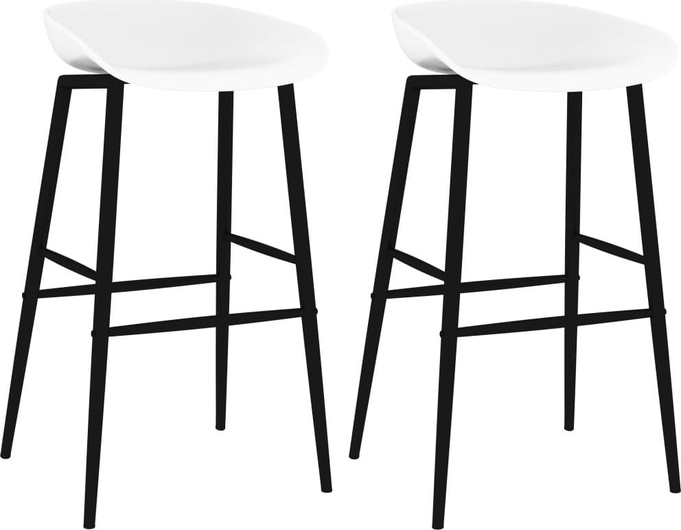 Syfax Barstoelen wit - Set van 2