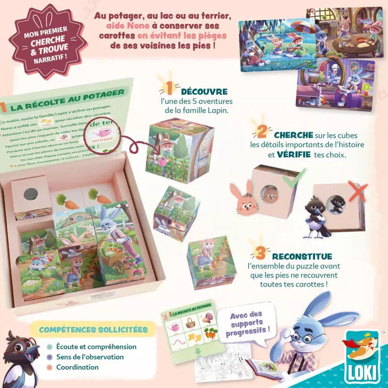Loki Les Cubes Puzzle de Nono